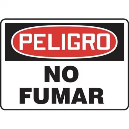 Accuform OSHA DANGER Safety Sign NO SMOKING SHMSMK134XT SHMSMK134XT